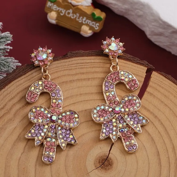 Rhinestone Candy Canes - Picture 3 of 7